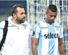  ??  ?? Na Lazio, em 2017/18, assinou uma época para esquecer. Pelas lesões, mas também pela incompreen­são de presidente e técnico