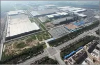 ?? PROVIDED TO CHINA DAILY ?? Bird’s-eye view of Beijing Benz Automotive Co.