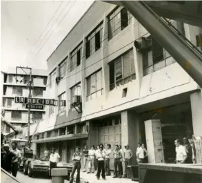  ?? ARCHIVO de LA nación ?? 1978: La Nación se despide de su antiguo edificio en el centro de San José para viajar a Tibás, donde está hoy.