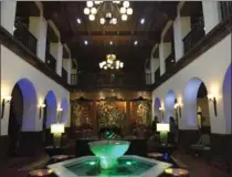  ?? VISIT ALBUQUERQU­E, TNS ?? The lobby of Hotel Andaluz, which boasts a topnotch restaurant.