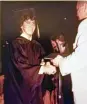  ?? ?? Jim Good, Jr. as a high school graduate in Centervill­e in 1982.