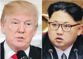  ?? AP ?? No sitting American president has ever met with a North Korean leader. U.S. President Donald Trump and North Korean leader Kim Jong Un plan to end that.