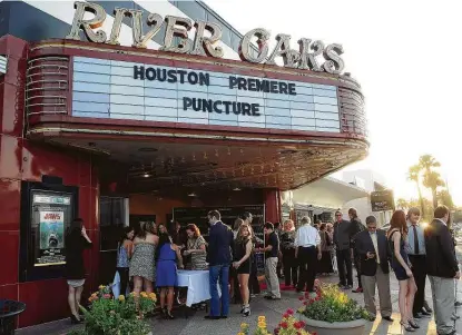  ?? Dave Rossman / Contributo­r file photo ?? The River Oaks Theater, shown in 2011, is Houston’s last remaining vintage movie theater. It has been on West Gray since 1939.