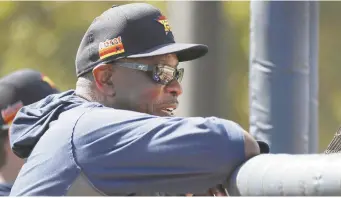  ??  ?? Dusty Baker est un des seuls gérants de race noire dans le baseball majeur. - Archives