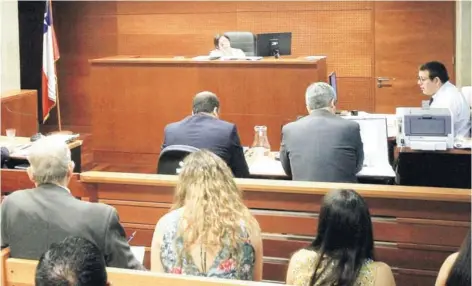  ?? FOTO: JAVIER SALVO ?? Audiencia de ayer, a la que Carlos Marín Orrego no llegó.