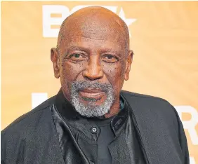  ?? AMY SUSSMAN TRIBUNE NEWS SERVICE FILE PHOTO ?? Louis Gossett Jr. had a prolific career in movies and television. He died Friday at age 87.