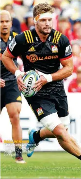  ??  ?? BALL WINNER
The Chiefs will need Lachlan Boshier at his best if they are to compete.