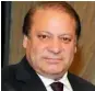  ??  ?? Nawaz Sharif