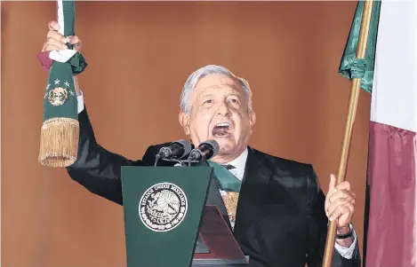  ?? /GETTY ?? Los planes de AMLO pasan por los sectores energético, educativo y laboral.