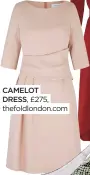  ??  ?? CAMELOT DRESS, £275, thefoldlon­don.com