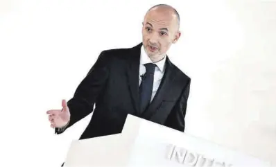  ?? Miguel Riopa / AFP ?? Óscar García Maceiras, consejero delegado de Inditex.