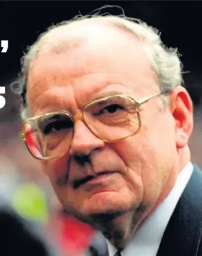  ??  ?? Dedicated and widely admired club official Jim Greenwood, who worked at Everton from December, 1975 to November, 1994, and died earlier this month