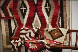  ?? CHRISTIAN HARDER/UPSTATE RUG SUPPLY VIA AP ?? A selection of Navajo rugs. “The Navajo are among the finest rug makers in the world, featuring loom work and design on par with the best Persian rugs,” says Atlanta-based design editor Leanne Potts.