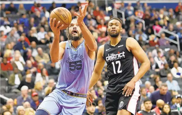  ?? GETTY ?? Joakim Noah, who suffered through a bad stint with Knicks before joining Grizzlies, has signed Clippers through the end of the season.