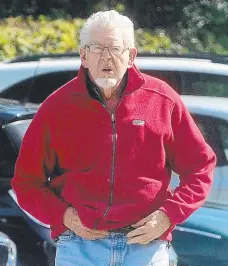  ?? Picture: JEFF RAYNER/COLEMAN-RAYNER ?? Convicted paedophile Rolf Harris, 89, visiting a doctor’s surgery near his home in Maidenhead