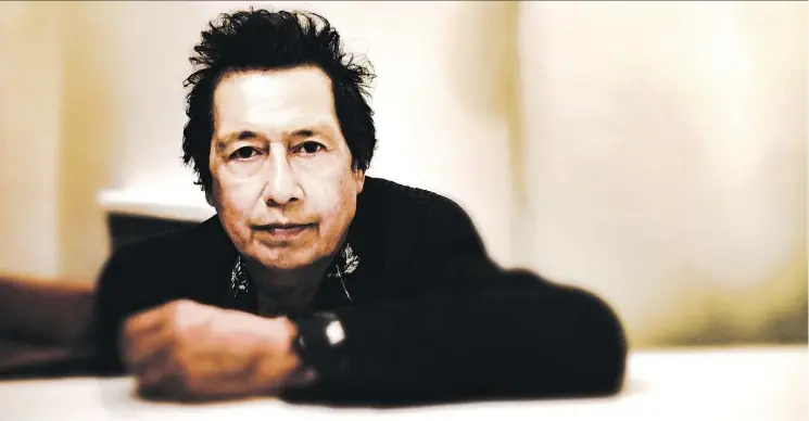  ?? NANCY RANKIN ESCOVEDO ?? Mexican-American veteran of the American punk rock scene Alejandro Escovedo returns to Edmonton to play Interstell­ar Rodeo Sunday evening.