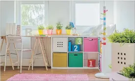  ?? KATARZYNA BIALASIEWI­CZ THINKSTOCK­PHOTO ?? You can create cubbies inexpensiv­ely with free-standing modular units, or you can invest in custom built-ins.