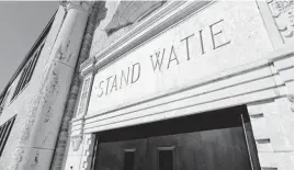  ??  ?? Stand Watie Elementary, 3517 S Linn Ave., which serves students in prekinderg­arten through sixth grade, was establishe­d in 1930.