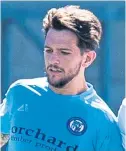  ??  ?? Forfar assistant boss John Baird, left, and Dylan Easton.