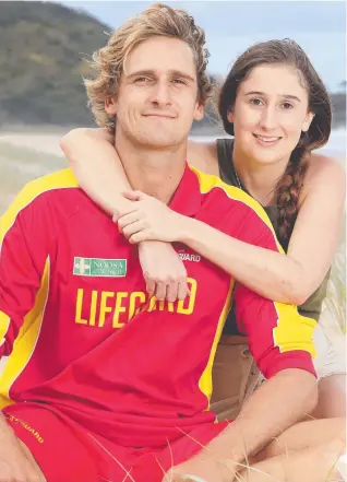  ?? TALE OF SURVIVAL: Stevi Everson with her hero James Cervi. Picture: LACHIE MILLARD ??