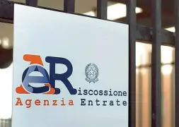  ??  ?? Logo Il simbolo del nuovo ente nato dalla fusione di Entrate e Riscossion­i