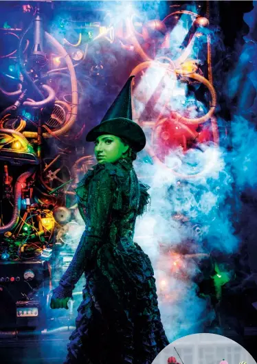  ??  ?? going green The wicked witch Elphaba, played by Jacqueline Hughes