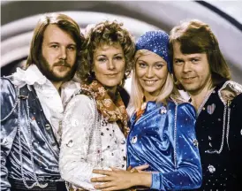  ?? Bild: OLLE LINDEBORG/TT/ARKIV ?? TILLBAKA MED NY MUSIK. Abba efter Melodifest­ivalvinste­n 1974. Nu är det dags för nya toner från gruppen.