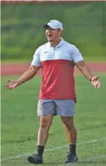  ?? STAFF FILE PHOTO BY TROY STOLT ?? Southeast Whitfield boys’ soccer coach Hector Holguin said he received congratula­tions from players for rival Dalton recently on the night both teams won their playoff games.