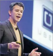  ?? Will Oliver European Pressphoto Agency ?? THE VISION of Uber co-founder and CEO Travis Kalanick is credited with the company’s rapid rise.