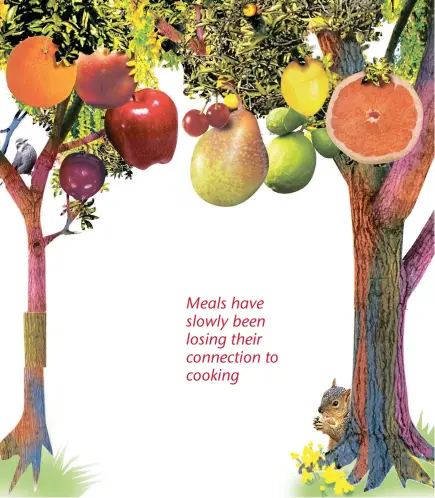  ??  ?? NOURISH ONESELF on naturally grown food like fresh fruit in place of processed foodstuffs.