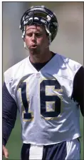  ?? (AP file photo) ?? Former NFL quarterbac­k Ryan Leaf was arrested on a misdemeano­r domestic battery charge Friday in Palm Desert, Calif.