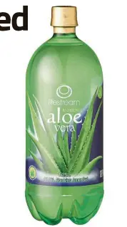  ??  ?? Lifestream Biogenic Aloe Vera promotes digestive health.