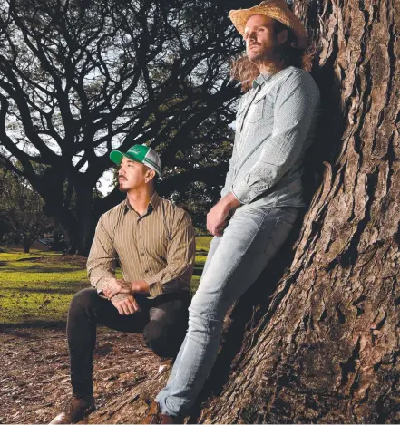  ?? ?? Justin Fimmel and Dan Baker from Dan Baker and the Bookmakers will play the Neck of the Woods Pic: Evan Morgan