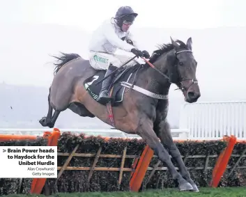  ?? Alan Crowhurst/
Getty Images ?? Brain Power heads to Haydock for theUnibet Hurdle