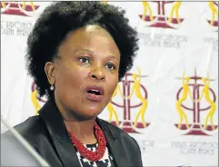  ?? Picture: TIRO RAMATLHATS­E ?? CHALLENGIN­G ORDER: The Reserve Bank says the remedial action prescribed by public protector Busisiwe Mkhwebane falls outside her powers