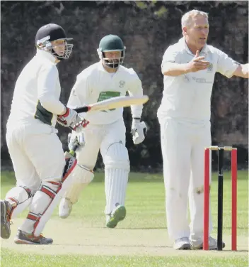  ??  ?? Captain Dave Sargeant (left) has been leading from the front for Market Deeping.