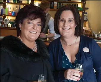  ??  ?? Gillian Byrne and Laurissa O’Toole at the Little Christmas Ladies Lunch in the Woodenbrid­ge Hotel.