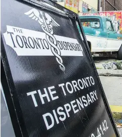  ?? ERNEST DOROSZUK / POSTMEDIA NEWS FILES ?? Toronto’s police chief Mark Saunders said the city’s 30-odd illegal dispensari­es will eventually be shut down, but it won’t be accomplish­ed in a single day.