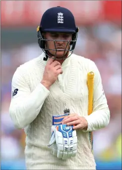  ??  ?? Jason Roy has been axed for the final Ashes Test with an average of just 18.70 in his five Tests