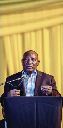  ?? Foto: AFP/Mujahid Safodien ?? Südafrikas neuer starker Mann: Cyril Ramaphosa