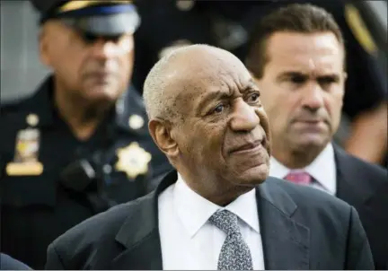  ?? ASSOCIATED PRESS FILE PHOTO ?? Bill Cosby walks from the Montgomery County Courthouse during his sexual assault trial in Norristown on June 8, 2017.