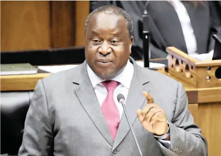  ?? | Reuters ?? WE SHOULD not expect many surprises or controvers­ial elements in Finance Minister Tito Mboweni’s Budget tomorrow, says TaxTim’s Marc Sevitz.