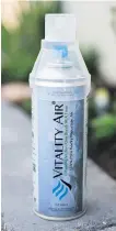  ??  ?? Vitality Air started shipping its Alberta-bottled air three months ago and averages about 300 bottles per month, the company says.