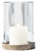  ??  ?? Mango Wood Hurricane (medium) £30, The White Company (available from August 19)