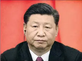  ?? MARK SCHIEFELBE­IN / AP ?? El presidente de China, Xi Jinping