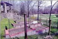  ?? Lynn Atkins/The Weekly Vista ?? Master gardener Tony LiCausi grows vegetables in his raised beds which overlook the Dogwood Golf Course in Bella Vista.