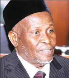  ??  ?? Chief Justice of Nigeria, Hon. Justice Ibrahim Tanko Muhammad