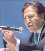  ?? AP ?? Alejandro Toledo durante su comparenci­a en Naciones Unidas.