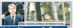  ?? ?? George, Charlotte: mit Mama und Stiefoma im Auto