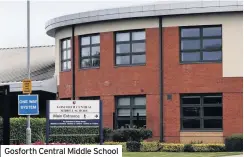  ??  ?? Gosforth Central Middle School